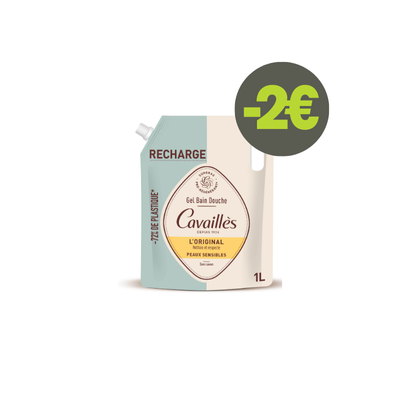gel douche recharge un litre 